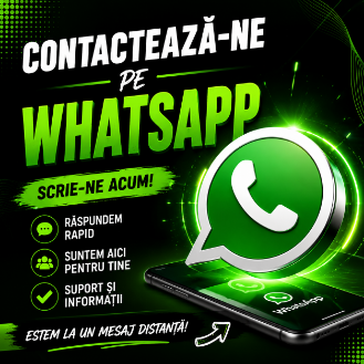 Contactează-ne pe WhatsApp